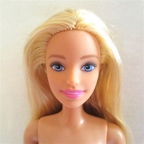 New Barbie Princess Adventure Doll Blonde Hair Blue Eyes Flat Feet ~ Nude Ebay