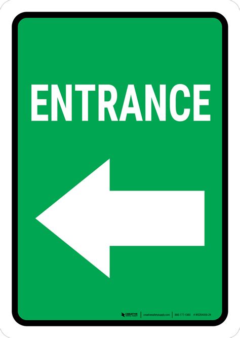 Green Entrance Signage Ubicaciondepersonascdmxgobmx