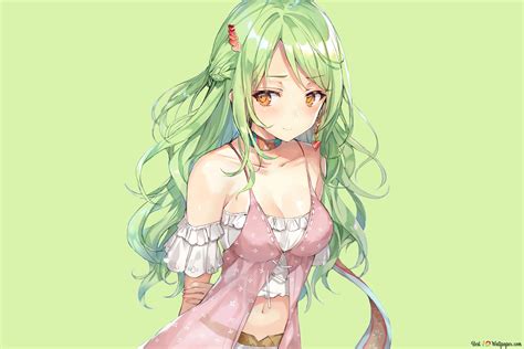 Discover 74 Green Haired Anime Girl Best Incdgdbentre