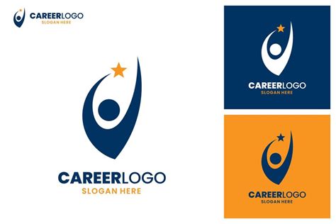 Premium Vector Career Logo Design Template Business Success Modern