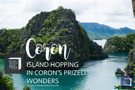 Coron Island Hopping On Corons Prized Wonders When In My Journeys