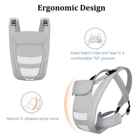 Hommie Ergonomic Baby Carrier Four Position Soft Breathable Carrier