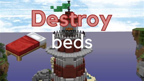 Destroy Beds In Bedwars Minecraft Hypixel Youtube