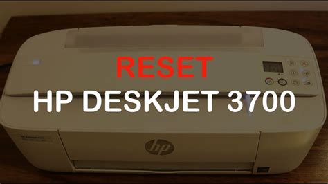 How To Reset Hp Deskjet Printer