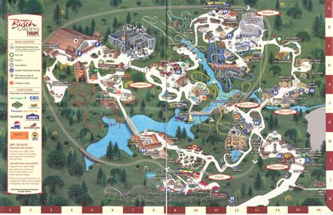 Raise a glass with over 100+ brews tapped throughout the park. launisitpink: busch gardens williamsburg map of park