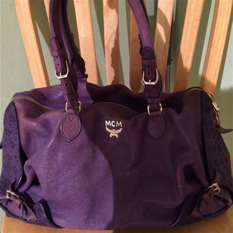 ⚡️ 24 Hour Sale ⚡️ Authentic Mcm Handbag Authentic Purple Mcm Satchel