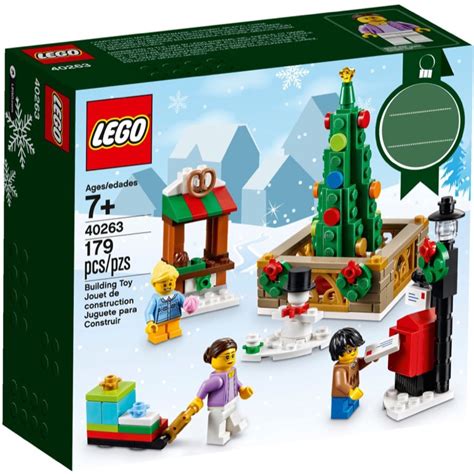 Lego Seasonal Sets Holiday 40263 Christmas Town Square New
