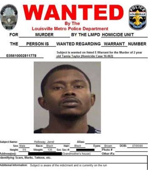 Lmpd Asking For Help Locating Man Wanted For Murder