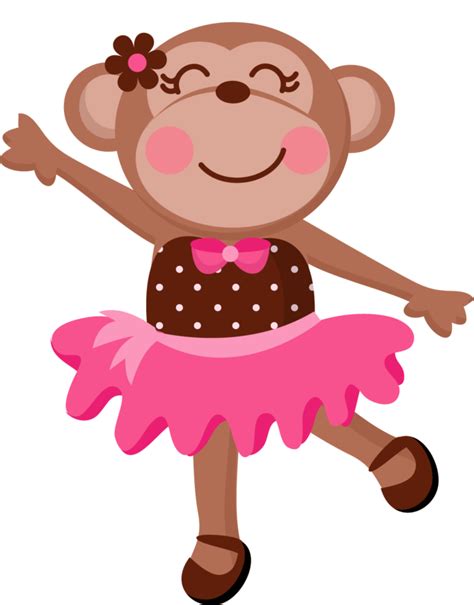 Ballerina Monkey Monkey Baby Blanket Monkey Girl