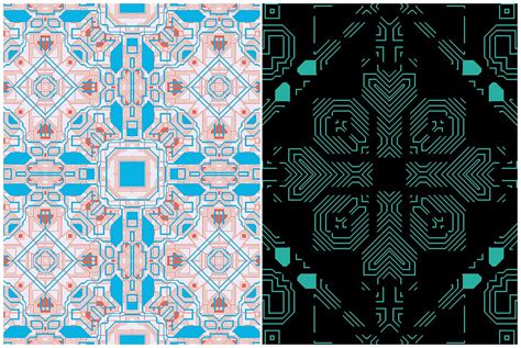 10 Techno Pattern Background Textures Design Cuts