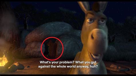 In Shrek Fiona Is Seen As An Ogre Eavesdropping On Shrek And Donkey