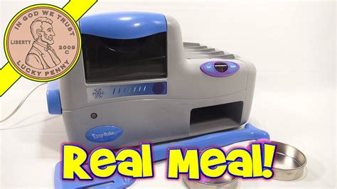 2003 Real Meal Easy Bake Oven 3 Course Meal Cookies Pretzels And
