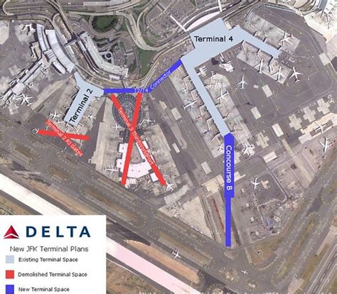 Delta Airlines Jfk Terminal Map