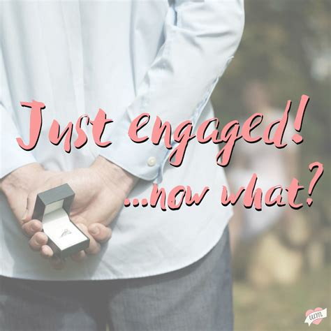 Just Engaged Now What Infographic Weddingmix