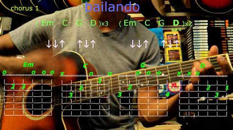 Bailando Enrique Iglesias Guitar Chords Youtube