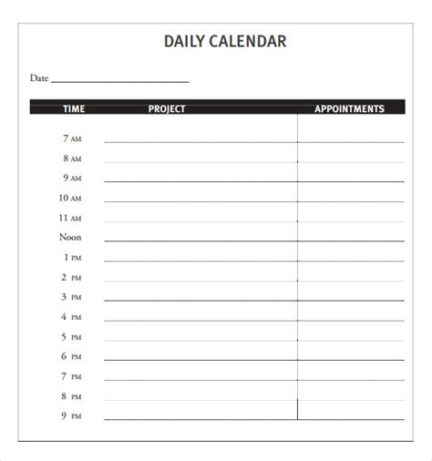 It's 100% free, super easy to use, and you'll love our customer service. Daily Calendar Template | e-commercewordpress