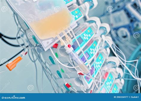 Intravenous Drip And Electronic Devices In The Icu As A Concept Of An
