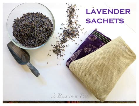 DIY Lavender Sachets... - 2 Bees in a Pod