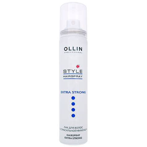 Лак для волос экстрасильной фиксации Ollin Style Hairspray купить в