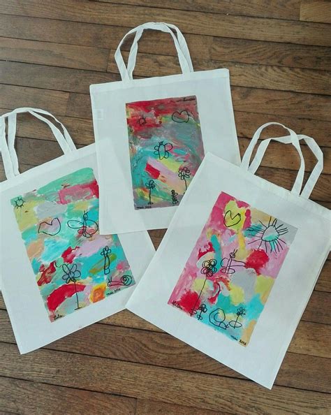 Activités manuelles, physiques, motrices, musicales, culinaires, réalisées avec les enfants. Sacs pour la fête des mères-maternelle-Mai 2016 | Fete des ...