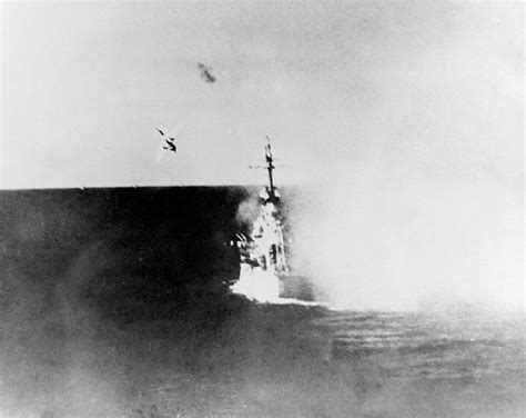 Japanese Kamikaze Attack On Uss Columbia Photograph By Us Navyscience