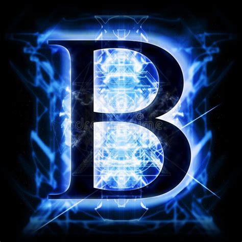 Blue Abstract Letter B Stock Illustration Illustration Of Isolated