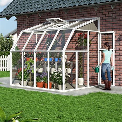 A true greenhouse is an excellent addition to your garden for winter use. Rion Sun Room 2 Greenhouse Kit | 6Cows Greenhouse Covers.com