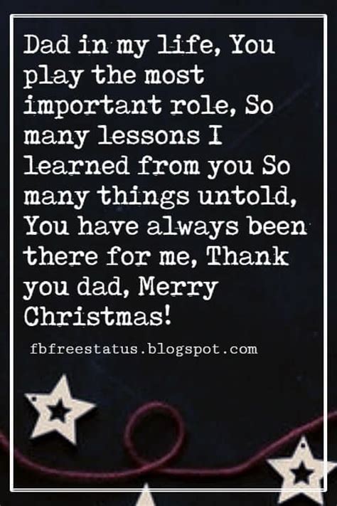 Christmas Messages For Dad Message For Dad Christmas Card Sayings