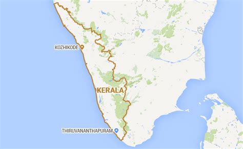 Kerala, a state in southern india, is known as a tropical paradise of waving palms and wide, sandy beaches. Jungle Maps: Map Of Kerala In Malayalam