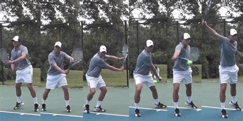 The One Handed Backhand Groundstroke Tennis Pro Strokes