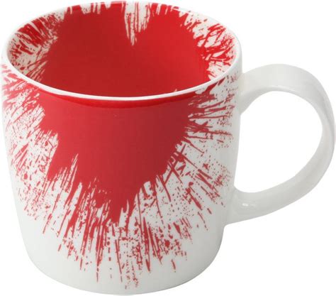 1882 Ltd Fragile Hearts Mug Affiliate Mugs Porcelain Mugs