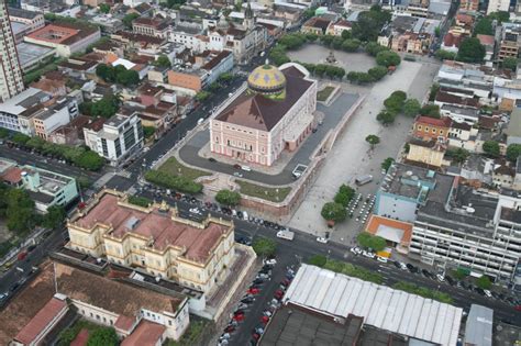 Vista atual da área do Centro Cultural Largo de São Sebastião Manaus