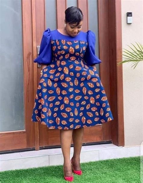 Ankara Flare Gowns For Ladies Styles For Office Or Workplace African