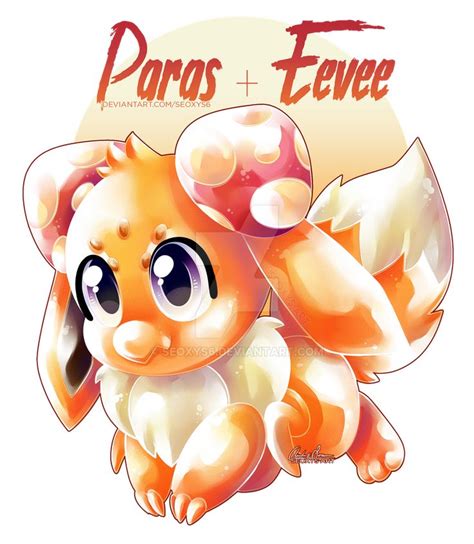 Paras X Eevee By Seoxys6 On Deviantart Pokemon Eevee Eevee Pokemon