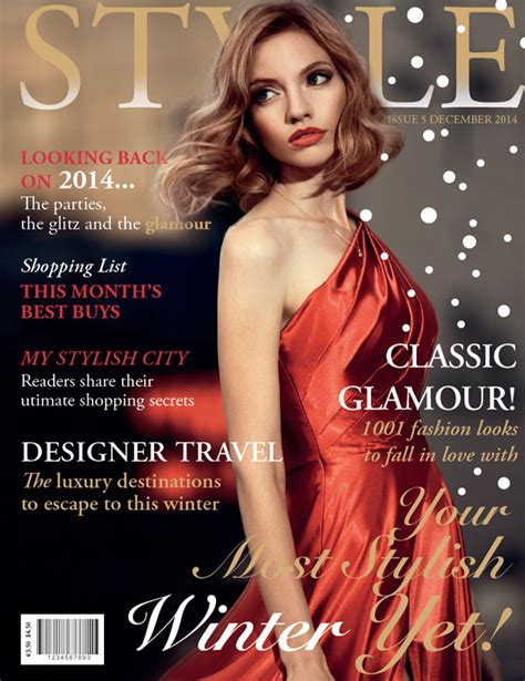 Design A Fashion Magazine Cover In Adobe Indesign
