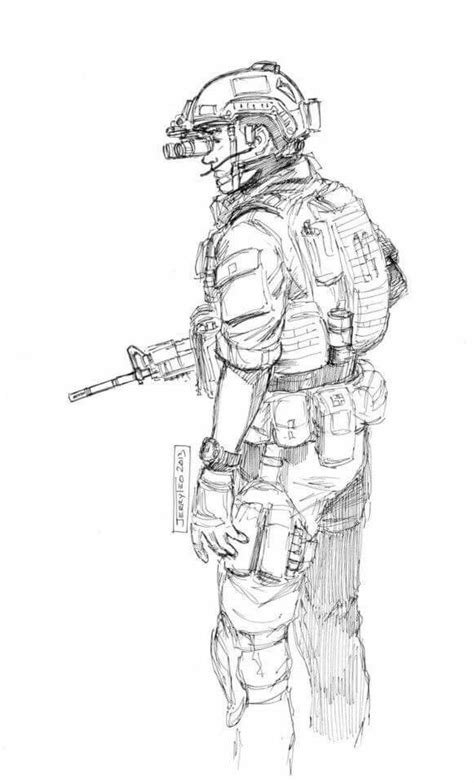Pin By Scott Bates On Military Artwork Military Drawings Soldier