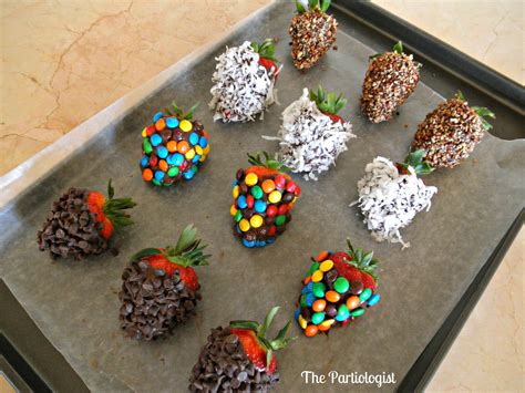 The Partiologist Gourmet Chocolate Covered Strawberries