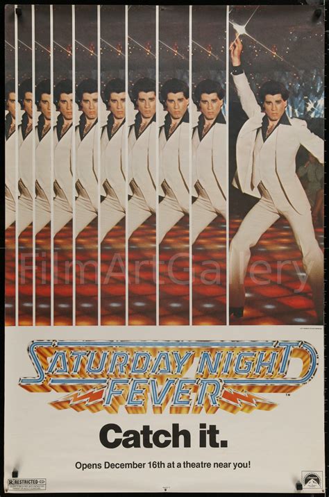 Saturday Night Fever Movie Poster 1977 Subway 1 Sheet 29x45