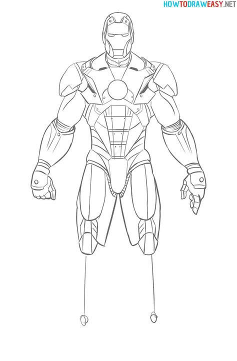 How To Draw Iron Man How To Draw Easy