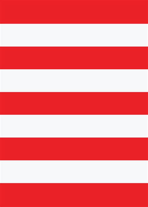 Raspaw National Flag Red And White Stripes
