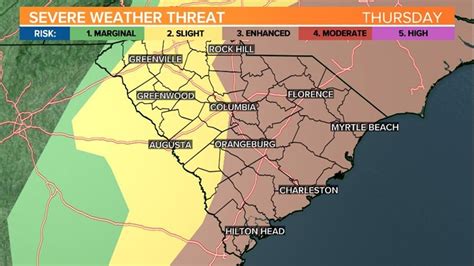 Severe Weather Tornadoes In South Carolina Timeline