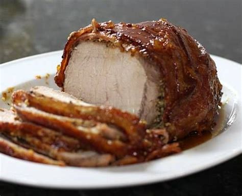 Would it be recommendable to slow roast belly pork wrapped in foil? Bacon Wrapped Pork Loin With Marmalade Brown Sugar Glaze ...