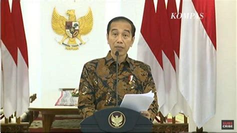 Gelar Konferensi Pers Jokowi Umumkan Kebijakan Tangani Covid19