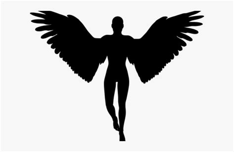 Dark Angel Png Transparent Images Angel Silhouette Png Png Download