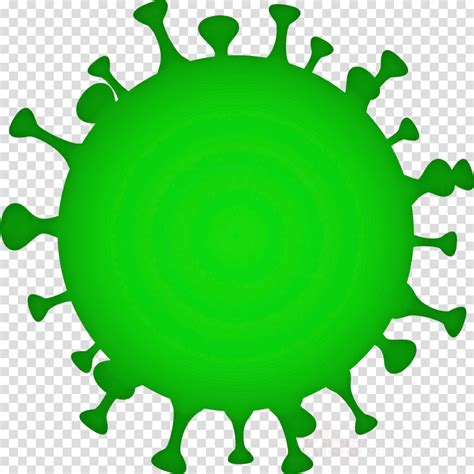 Covid19 Coronavirus Virus Clipart Green Symbol Transparent Clip Art
