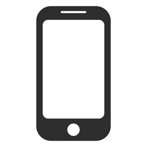 Simple Smartphone Icon Transparent Png Svg Vector File