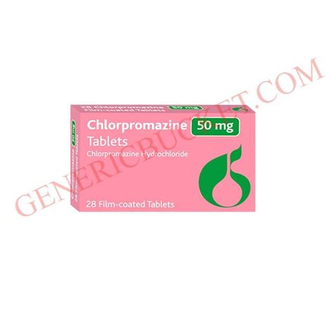Chlorpromazine 50mg Tablet Chlorpromazine 50mg Genericbucket