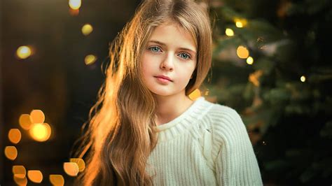 Model Blue Eyes Girl Sweater Child Beauty 1920x1080 Hd Wallpaper Pxfuel