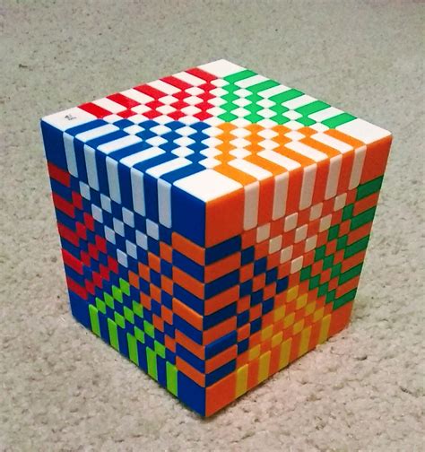 Superflip Pattern On 11x11 Rubiks Cube Rcubers