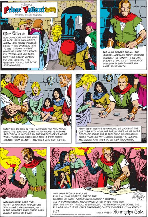 Old Fashioned Comics Hal Fosters Prince Valiant Sunday